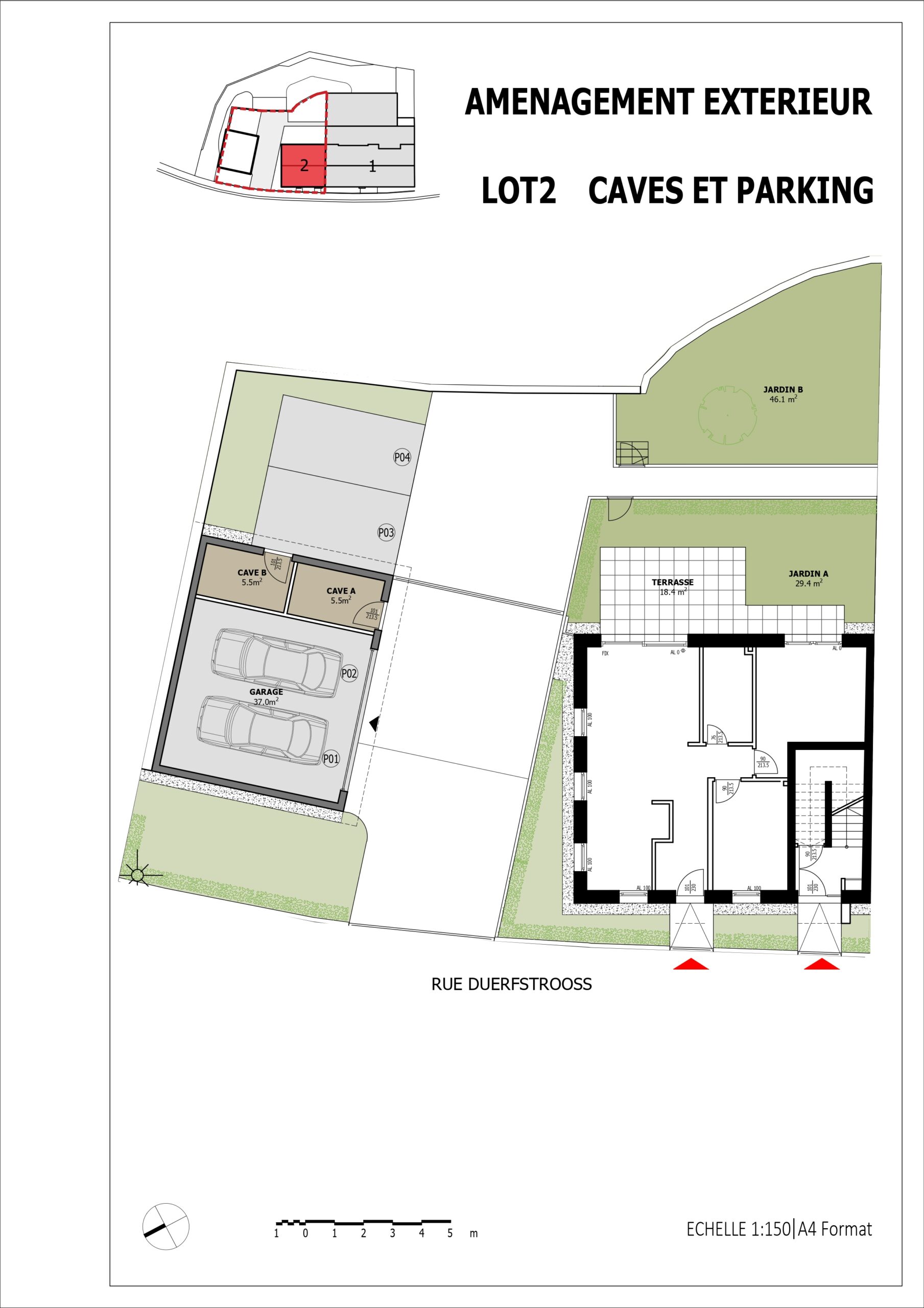 Caves et parking