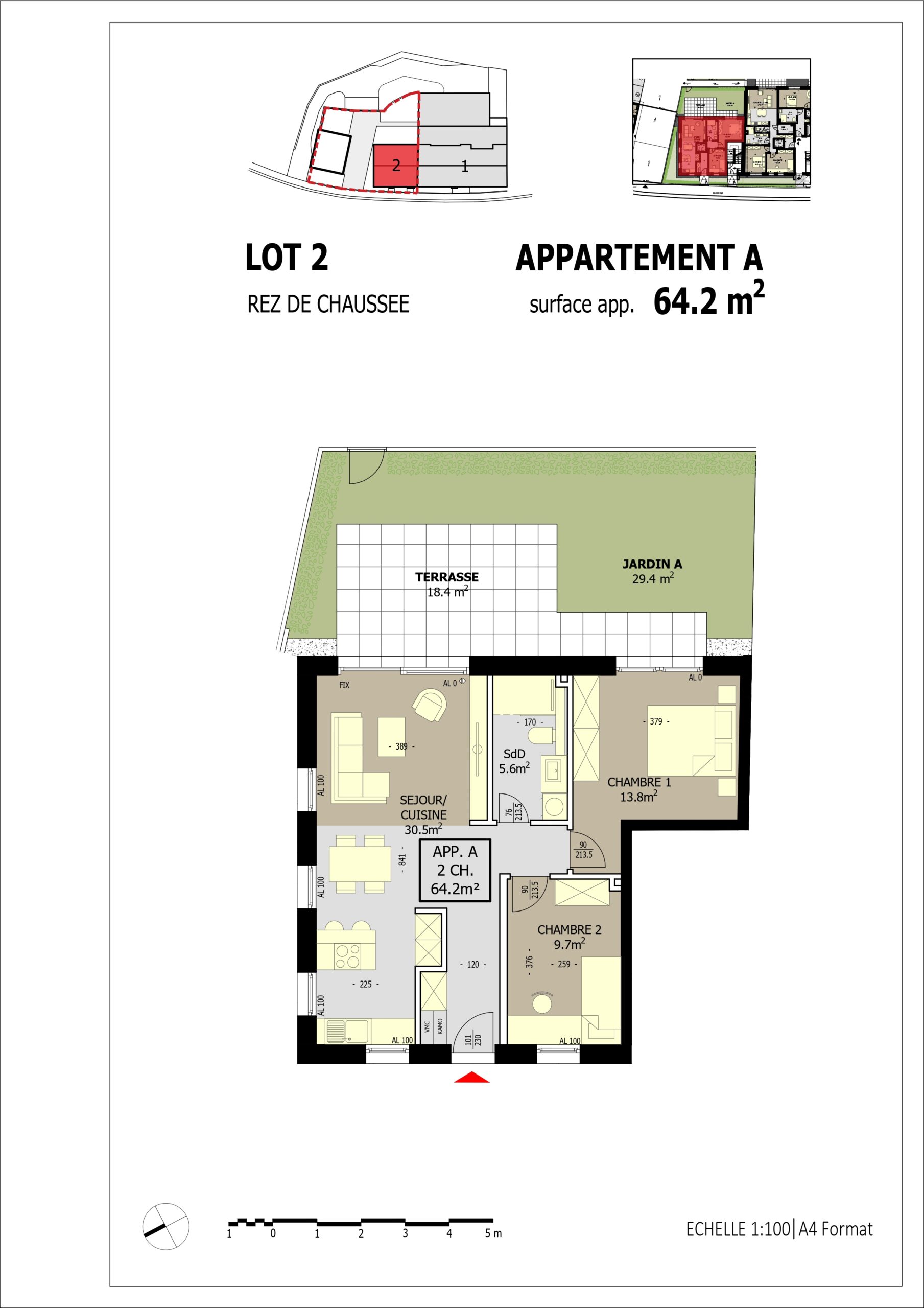 Plan de l'appartement